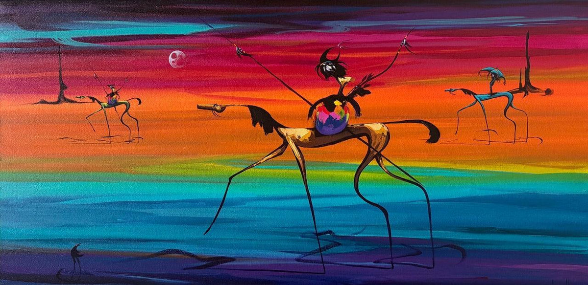 Evening Escort-Painting-Arlene LaDell Hayes-Sorrel Sky Gallery