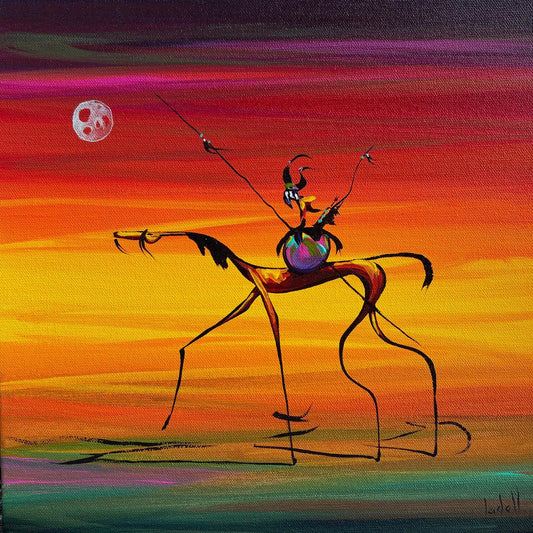 Moon of Fire Land-Painting-Arlene LaDell, Hayes-Sorrel Sky Gallery