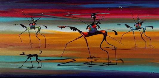 The Trickster-Painting-Arlene LaDell Hayes-Sorrel Sky Gallery
