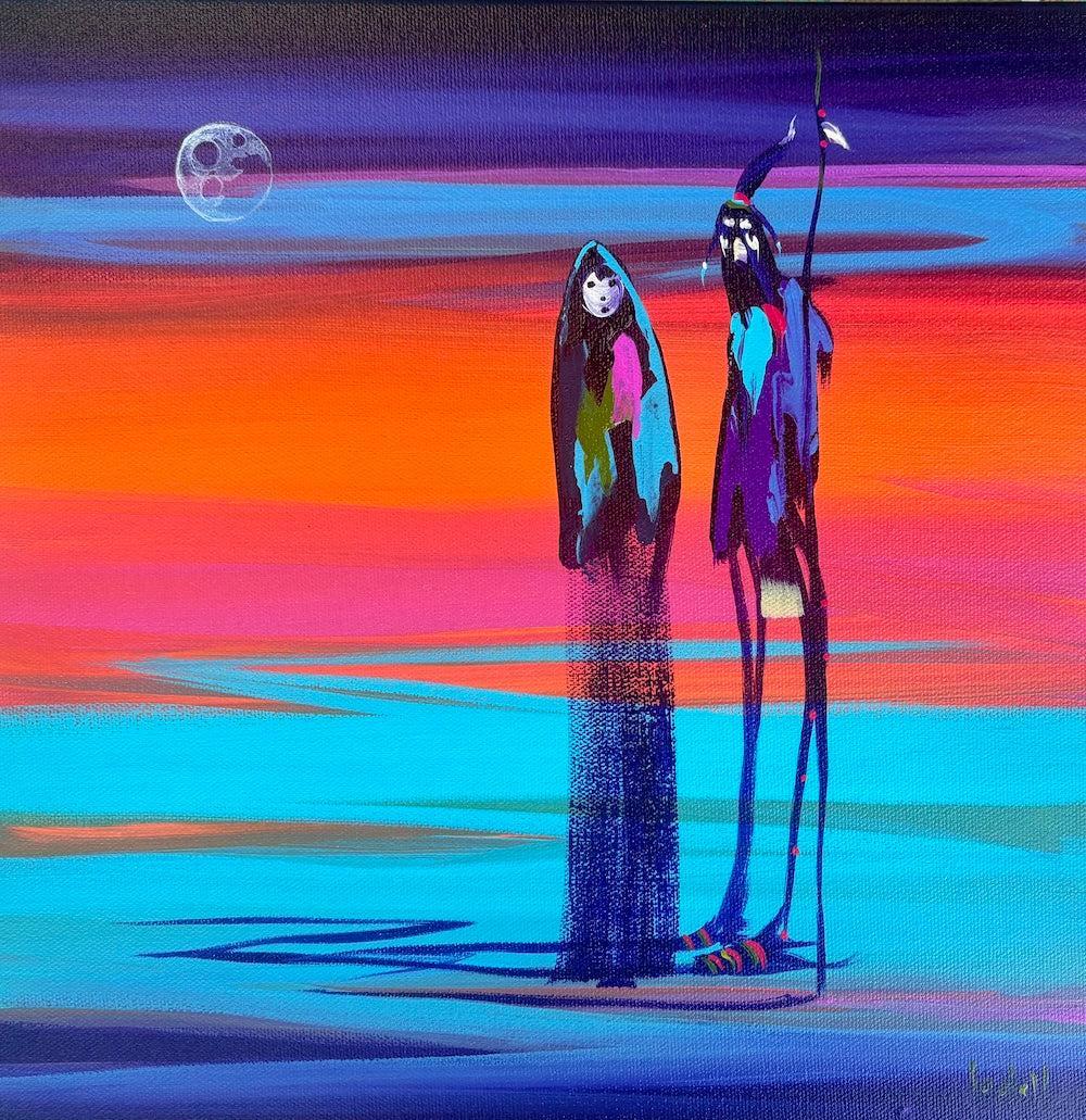 Together-Painting-Arlene LaDell, Hayes-Sorrel Sky Gallery