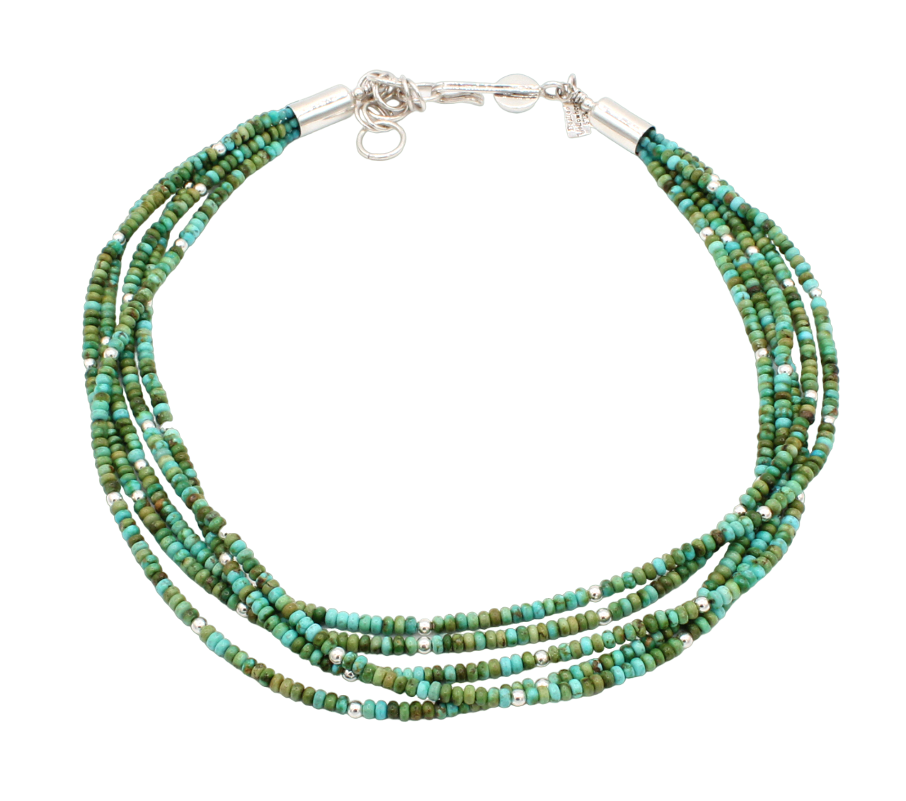 5 Strand Sonoran Gold Bead Necklace-Jewelry-Artie Yellowhorse-Sorrel Sky Gallery