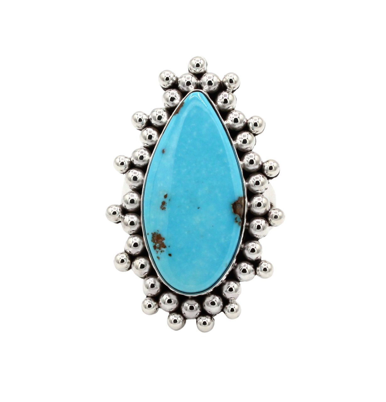 Blue Gem Turquoise Ring-Jewelry-Artie Yellowhorse-Sorrel Sky Gallery