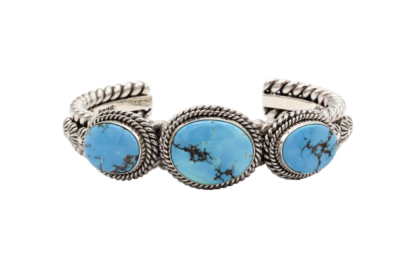 Golden Hills Turquoise Cuff Bracelet-Jewelry-Artie Yellowhorse-Sorrel Sky Gallery