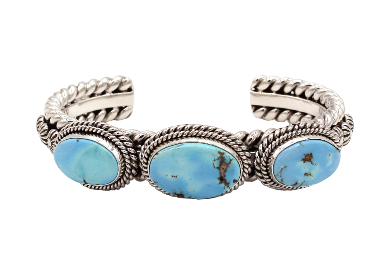 Golden Hills Turquoise Cuff Bracelet-Jewelry-Artie Yellowhorse-Sorrel Sky Gallery