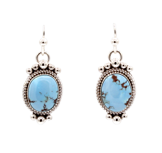Golden Hills Turquoise Drop Earrings-Jewelry-Artie Yellowhorse-Sorrel Sky Gallery