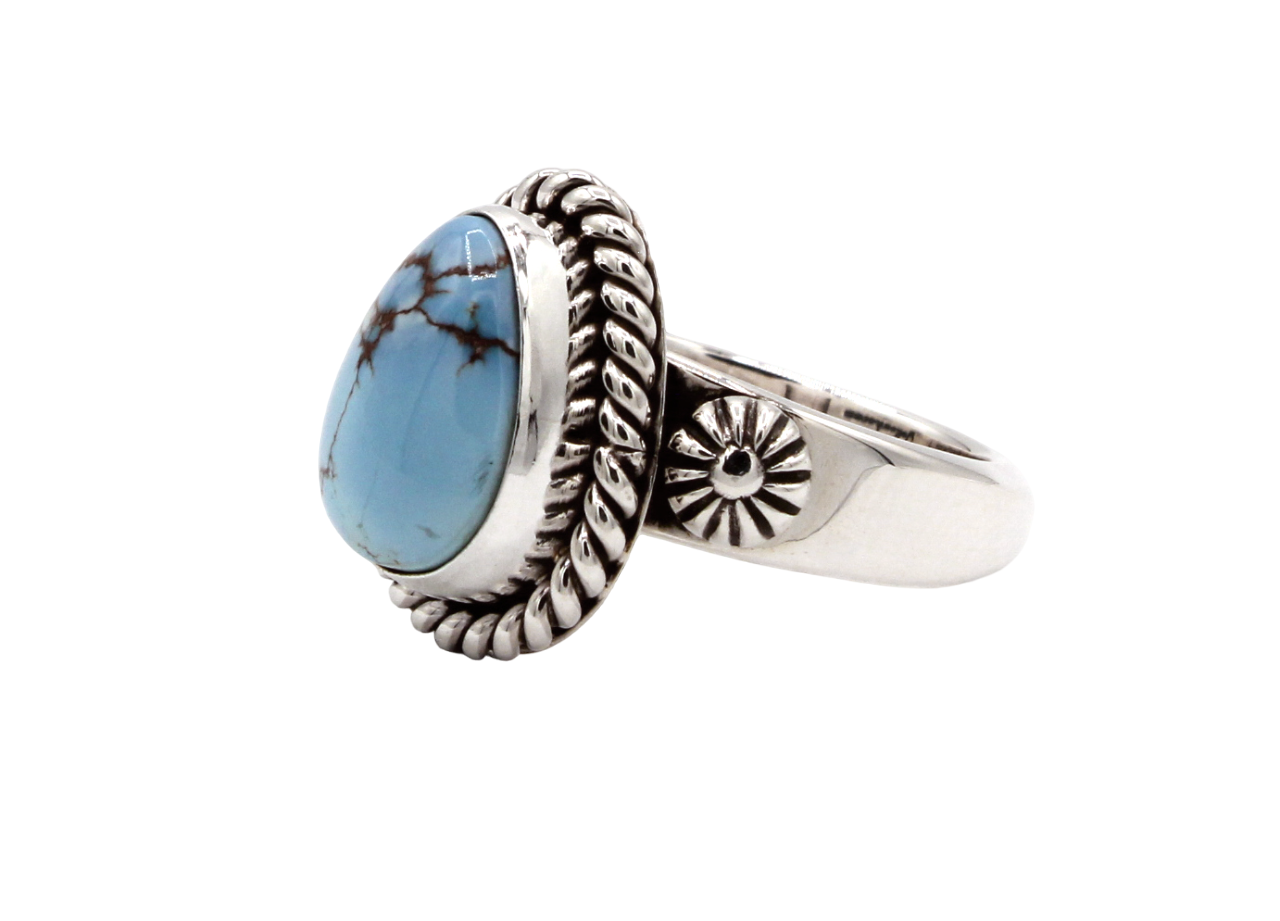 Golden Hills Turquoise Ring-Jewelry-Artie Yellowhorse-Sorrel Sky Gallery