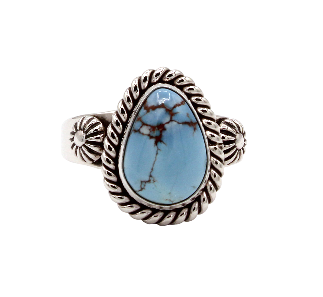 Golden Hills Turquoise Ring-Jewelry-Artie Yellowhorse-Sorrel Sky Gallery