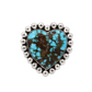 Kingman Heart Ring-Jewelry-Artie Yellowhorse-Sorrel Sky Gallery