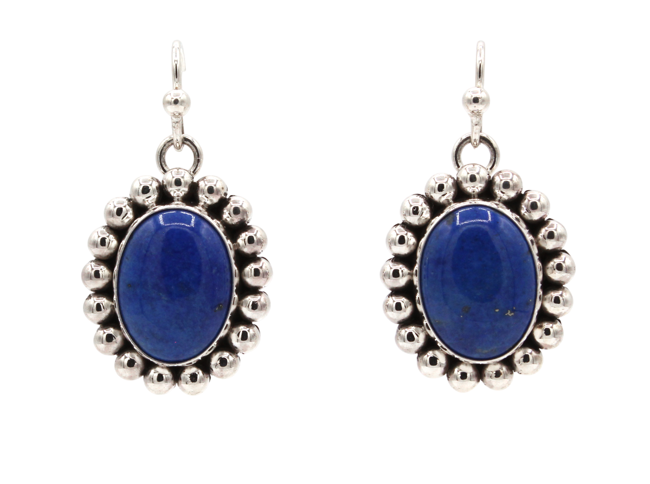 Lapis Dangle Earrings-Jewelry-Artie Yellowhorse-Sorrel Sky Gallery