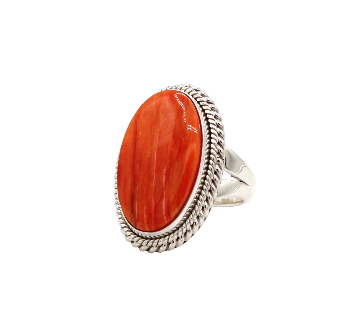 Orange Spiny Oyster Ring-Jewelry-Artie Yellowhorse-Sorrel Sky Gallery