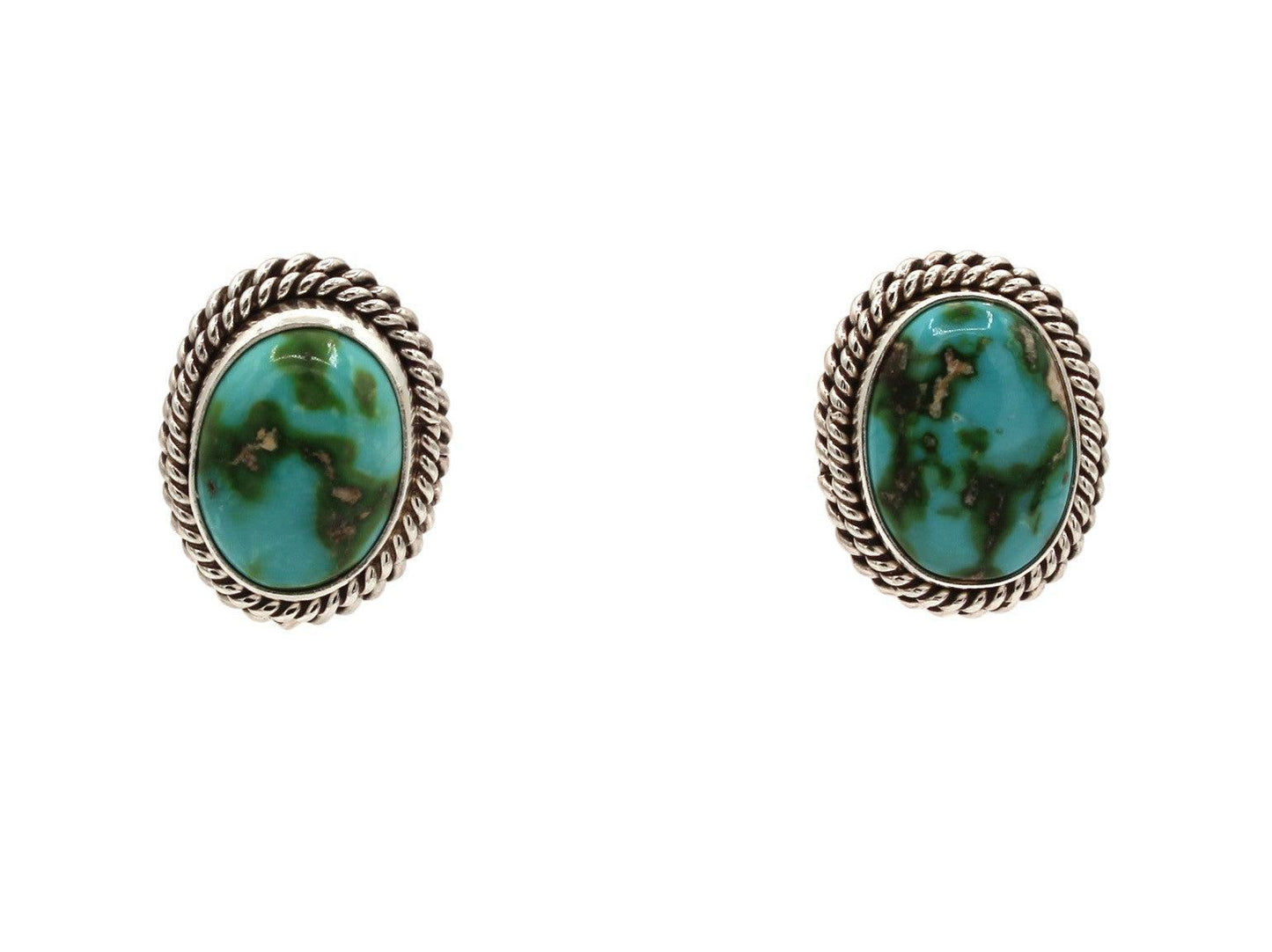Sonoran Gold Turquoise Post Earrings-Jewelry-Artie Yellowhorse-Sorrel Sky Gallery