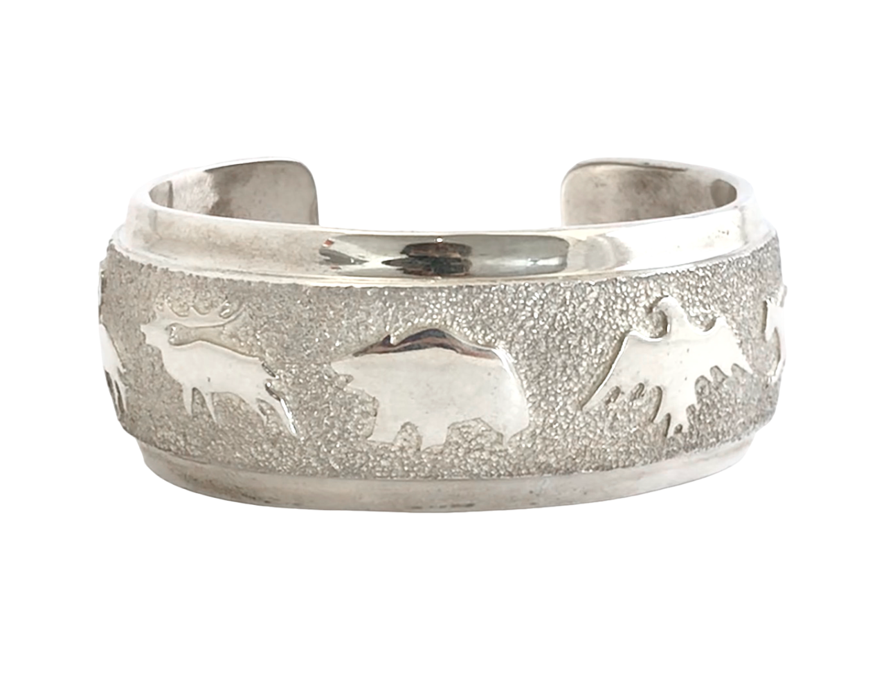 All Metal Multi Animal Bracelet-Jewelry-Ben Nighthorse-Sorrel Sky Gallery