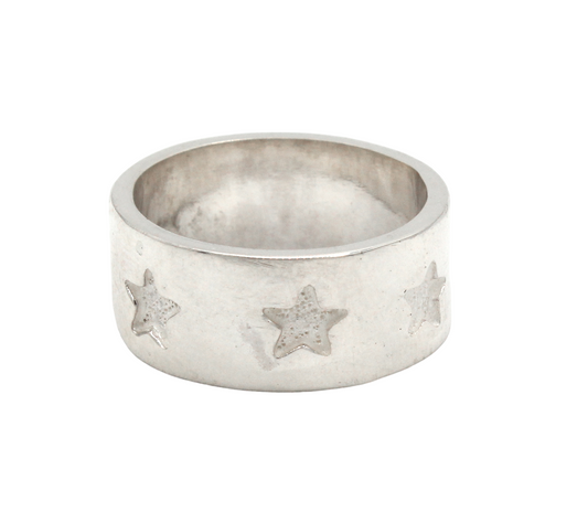 All Metal Star Ring-Jewelry-Ben Nighthorse-Sorrel Sky Gallery