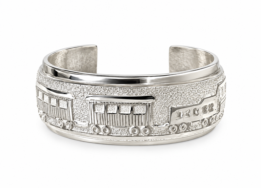 All Metal Train Bracelet