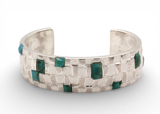 Basketweave Cuff Bracelet-Jewelry-Ben Nighthorse-Sorrel Sky Gallery