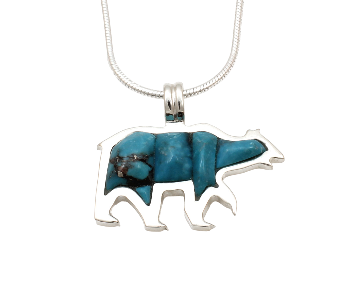 Bear Pendant-Jewelry-Ben Nighthorse-Sorrel Sky Gallery