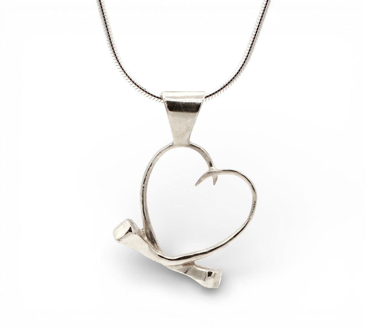 Cross My Heart Pendant-Jewelry-Ben Nighthorse-Sorrel Sky Gallery