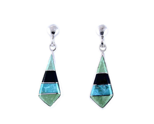 Diamond Drop Earrings-Jewelry-Ben Nighthorse-Sorrel Sky Gallery