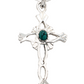 Fancy Fan Cross Pendant-Jewelry-Ben Nighthorse-Sorrel Sky Gallery