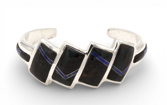 Four Box Cuff Bracelet-Jewelry-Ben Nighthorse-Sorrel Sky Gallery