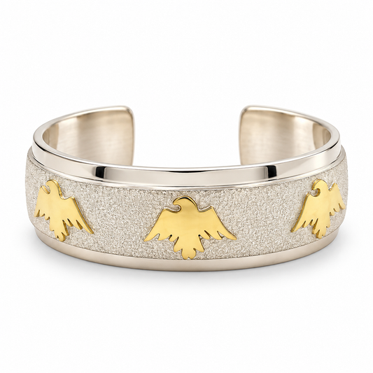 Golden Eagle Cuff Bracelet