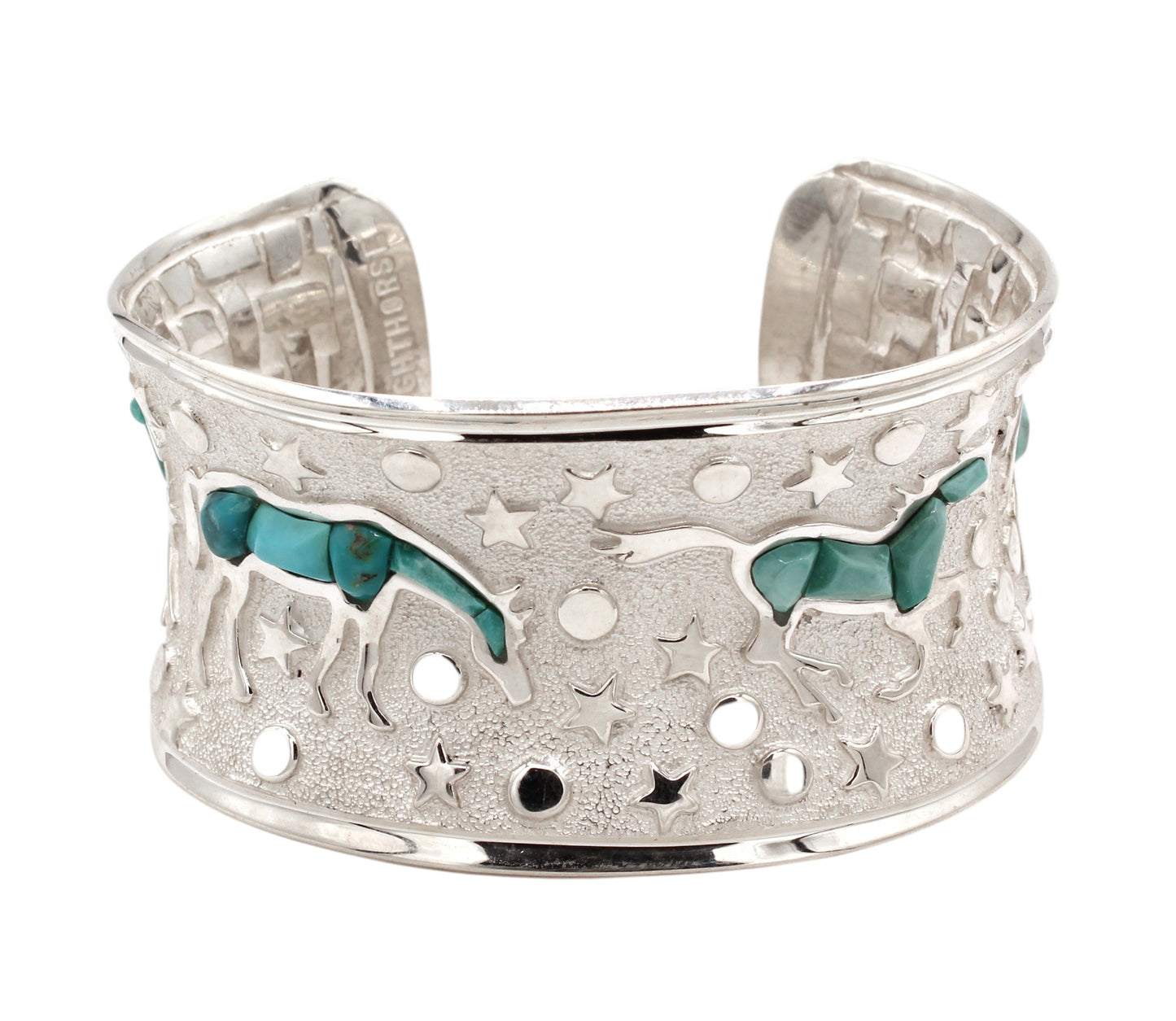 Heavenly Horse Cuff Bracelet-Jewelry-Ben Nighthorse-Sorrel Sky Gallery