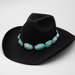 Oval with Side Inlay/Center Stone Hatband