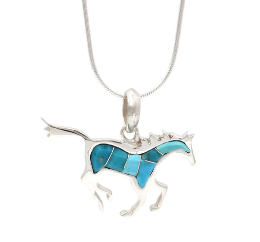 Quarter Horse Pendant-Jewelry-Ben Nighthorse-Sorrel Sky Gallery