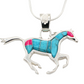 Reversible Running Horse Pendant-Jewelry-Ben Nighthorse-Sorrel Sky Gallery