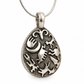Reversible Tear Drop, Rock Art, Inlay Pendant-Jewelry-Ben Nighthorse-Sorrel Sky Gallery