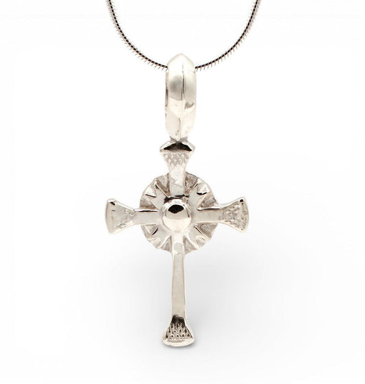 Small Horse Nail Cross Pendant-Jewelry-Ben Nighthorse-Sorrel Sky Gallery