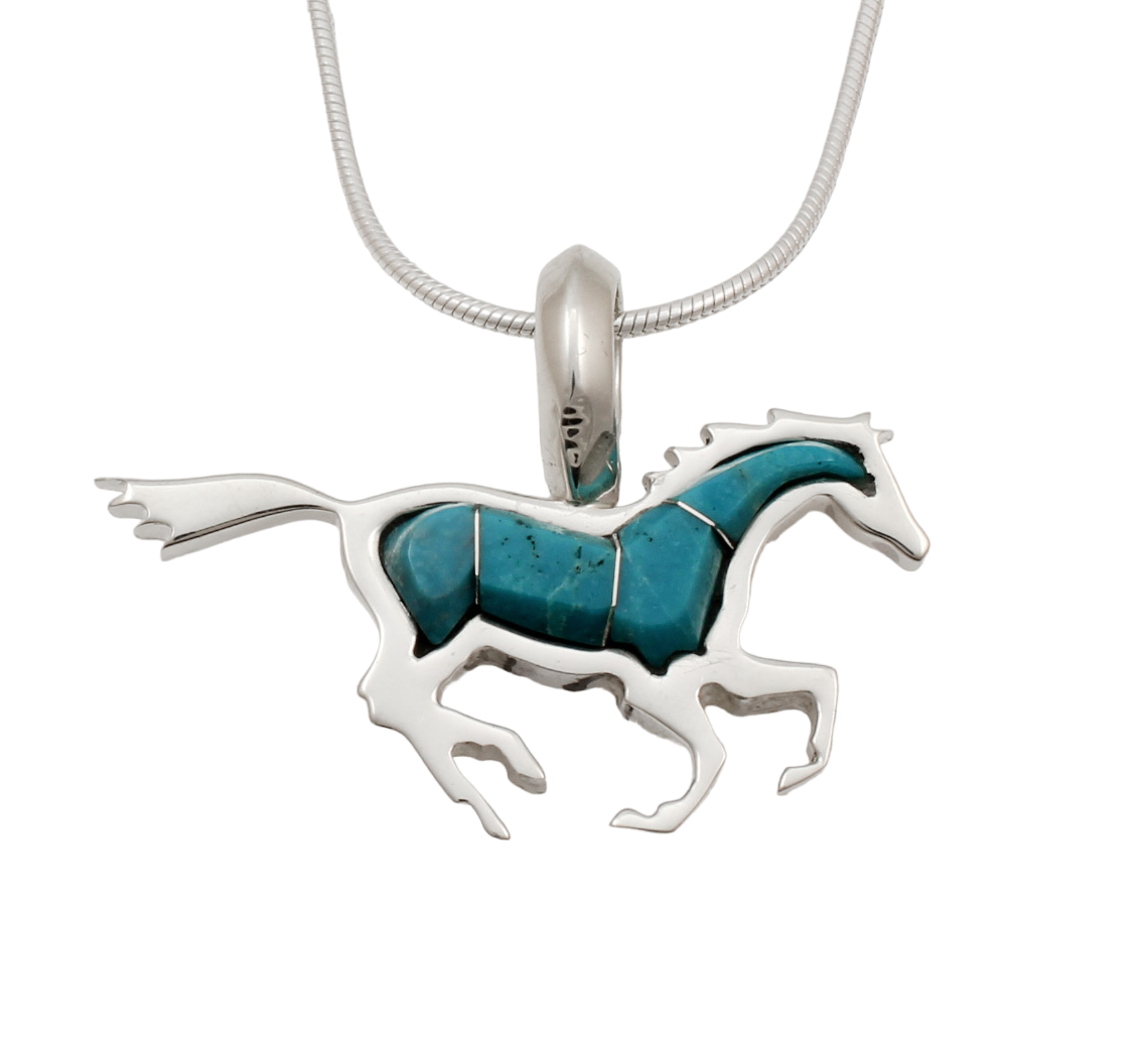 Small Running Pendant-Jewelry-Ben Nighthorse-Sorrel Sky Gallery
