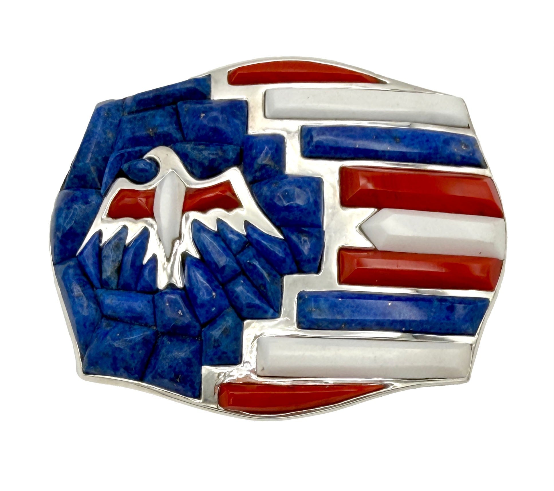 Spirit of America Buckle-Jewelry-Ben Nighthorse-Sorrel Sky Gallery