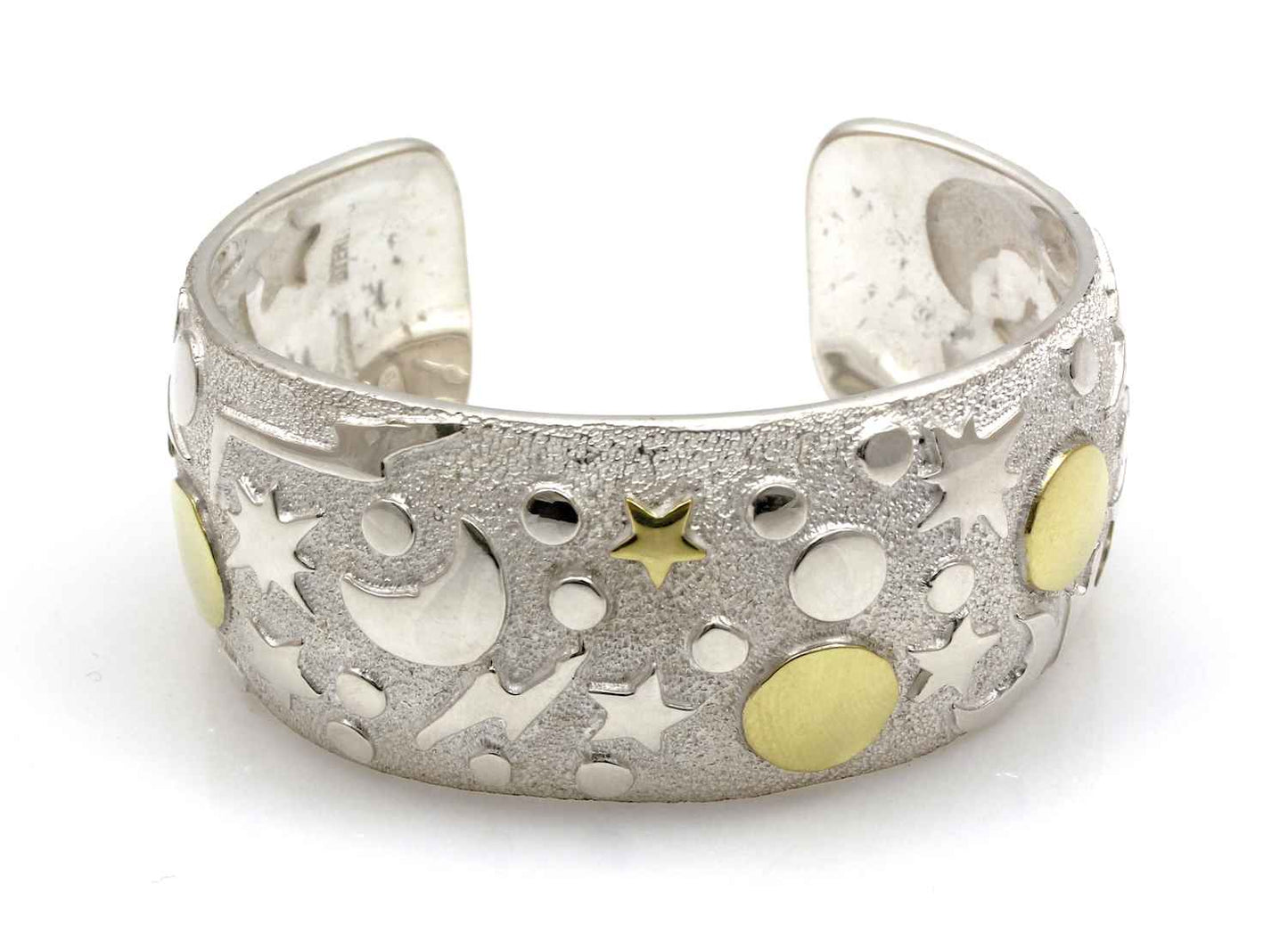 Two Tone Creation Cuff Bracelet-Jewelry-Ben Nighthorse-Sorrel Sky Gallery