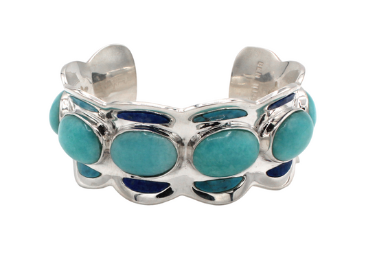 Valley of Gems Cuff Bracelet-Jewelry-Ben Nighthorse-Sorrel Sky Gallery