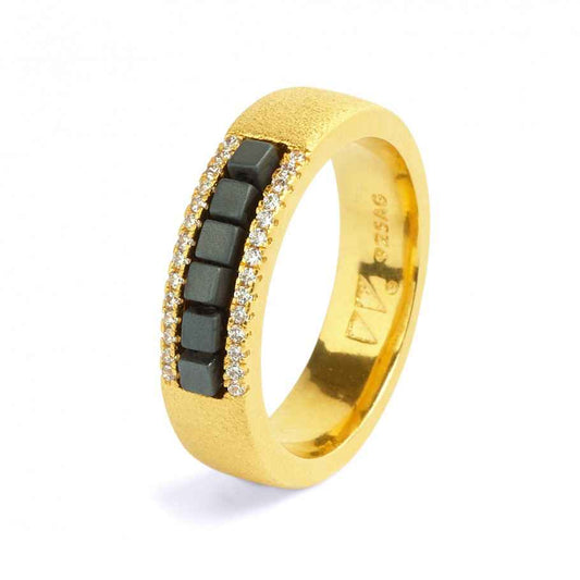 Alana Hematine Ring-Jewelry-Bernd Wolf-Sorrel Sky Gallery