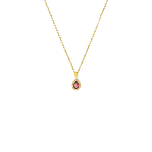 Antoinette Garnet Necklace-Jewelry-Bernd Wolf-Sorrel Sky Gallery