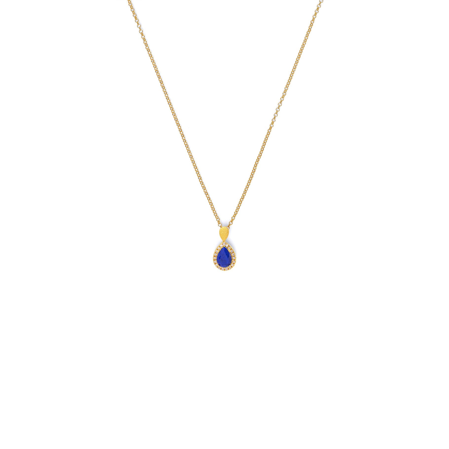 Antoinette necklace Lapis-Jewelry-Bernd Wolf-Sorrel Sky Gallery