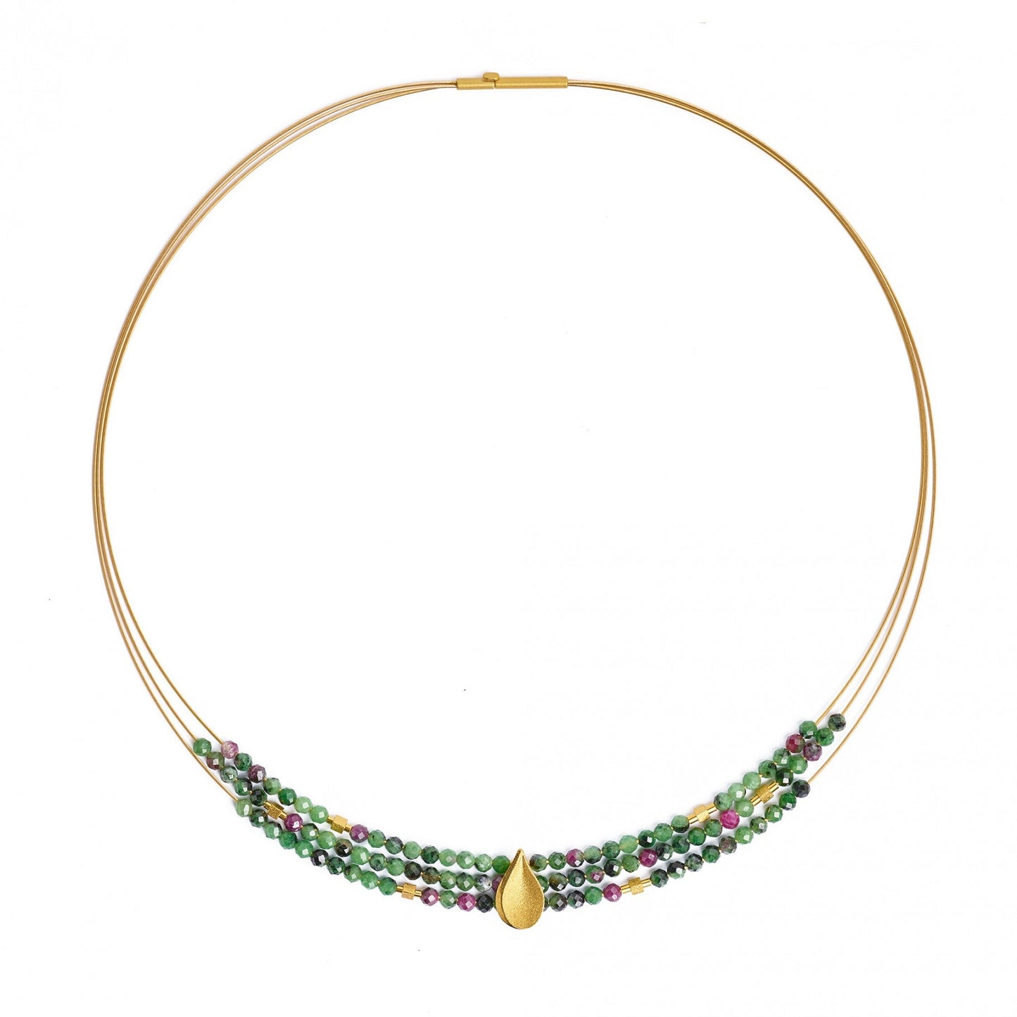 Aquinsa Ruby Zoisite Necklace-Jewelry-Bernd Wolf-Sorrel Sky Gallery