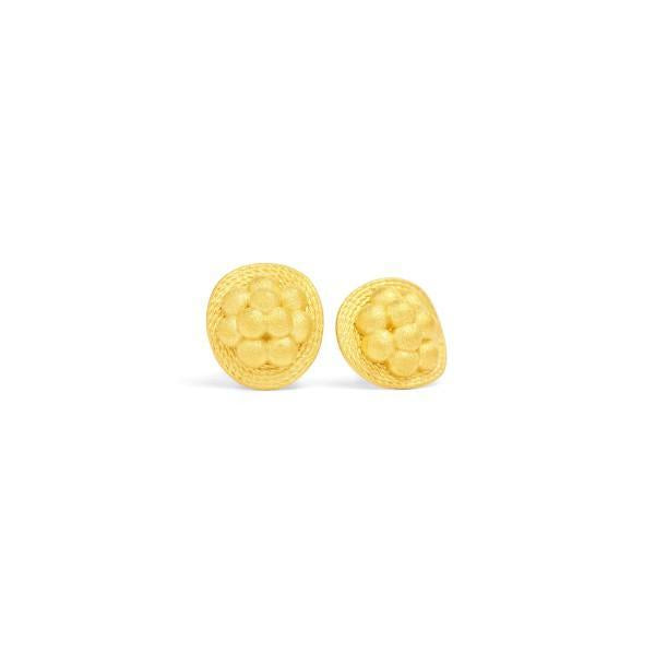 Bollenhut Gold Earrings-Jewelry-Bernd Wolf-Sorrel Sky Gallery