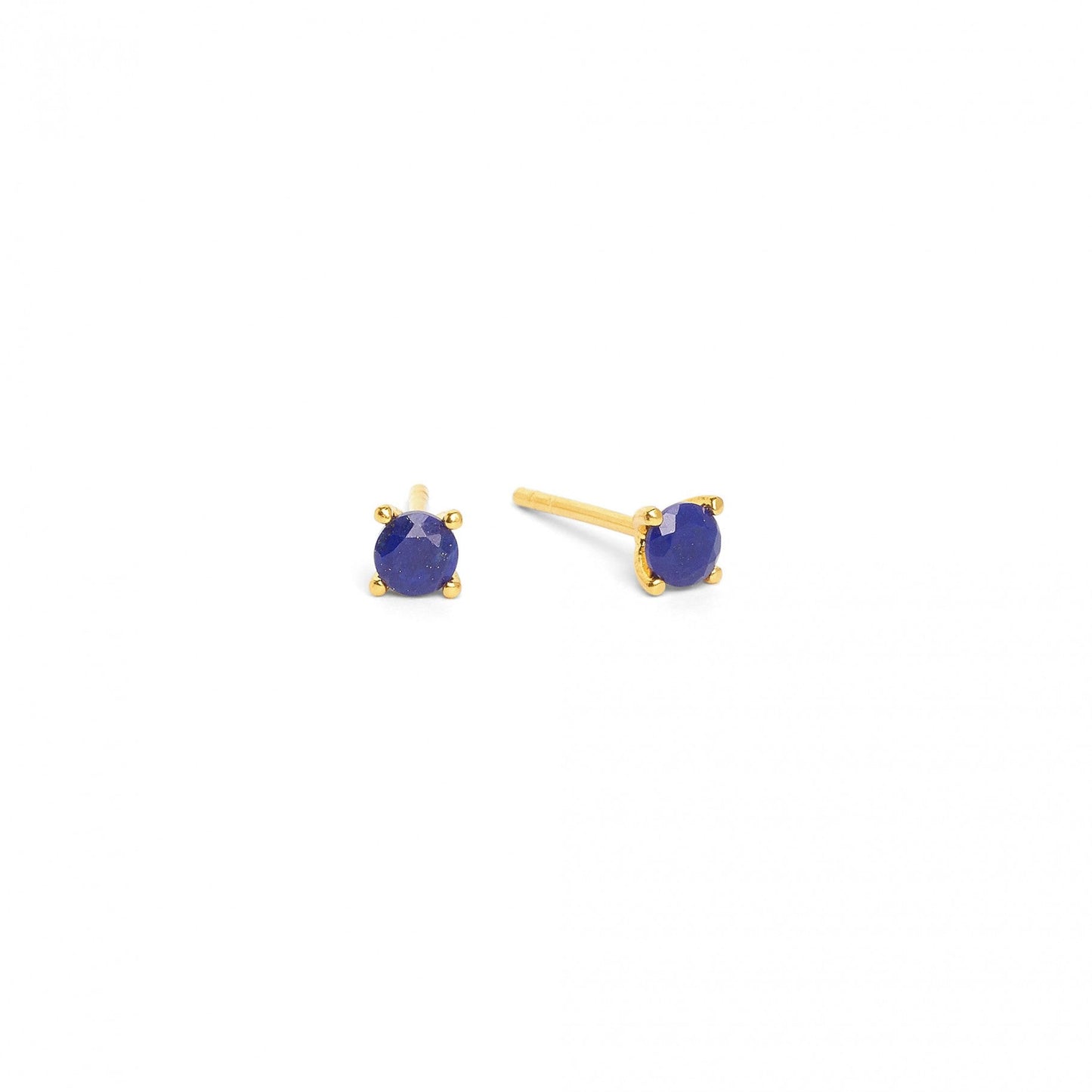 Brilliani Lapis Stud Earrings-Jewelry-Bernd Wolf-Sorrel Sky Gallery