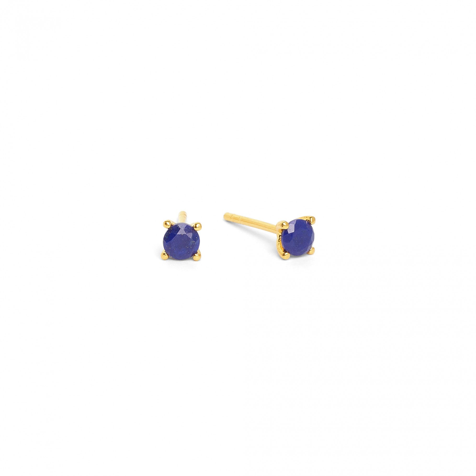 Brilliani Lapis Stud Earrings-Jewelry-Bernd Wolf-Sorrel Sky Gallery