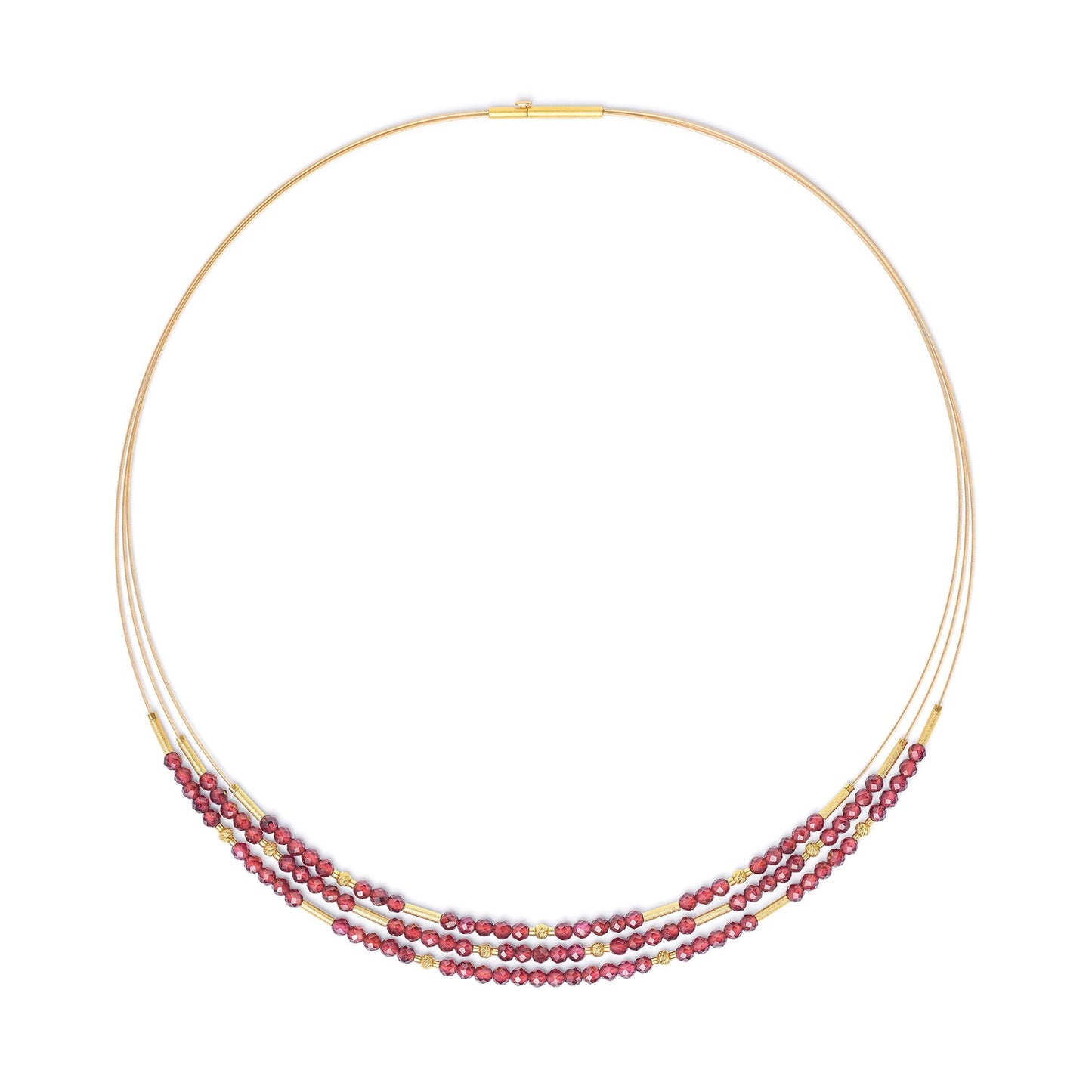 Clenifa Garnet Necklace-Jewelry-Bernd Wolf-Sorrel Sky Gallery