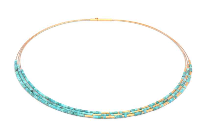 Clia Turquoise Necklace-Jewelry-Bernd Wolf-Sorrel Sky Gallery