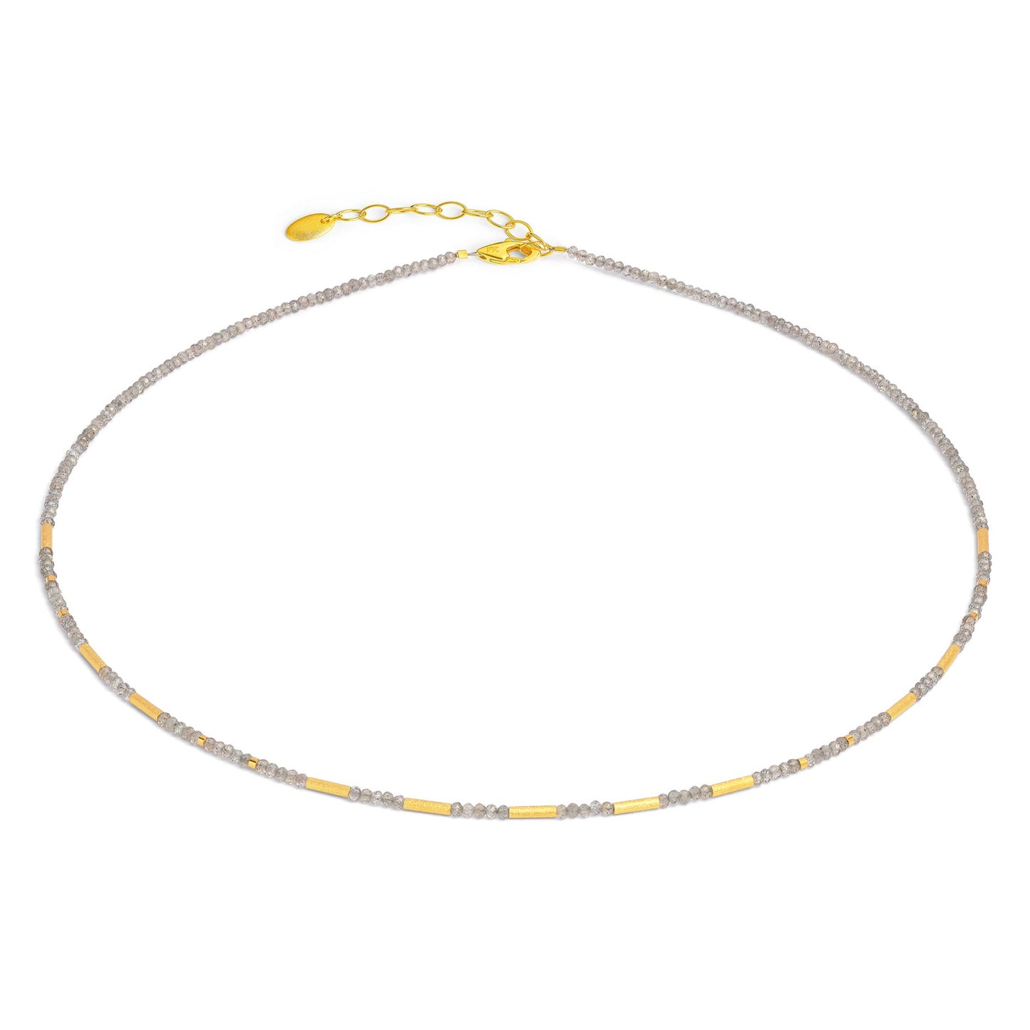 Clini Labradorite Necklace-Jewelry-Bernd Wolf-Sorrel Sky Gallery