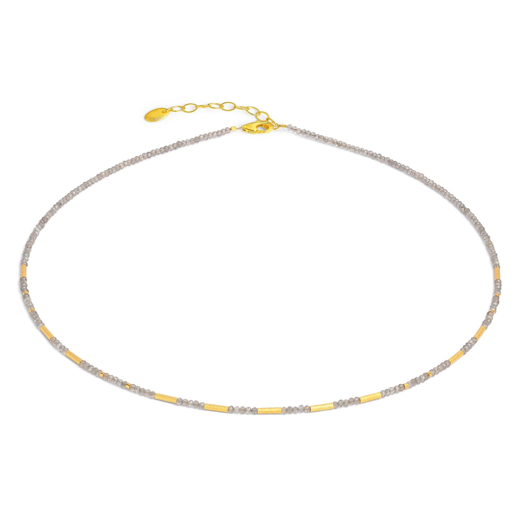 Clini Labradorite Necklace-Jewelry-Bernd Wolf-Sorrel Sky Gallery