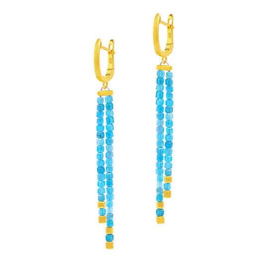 Cubilan Earrings Apatite-Jewelry-Bernd Wolf-Sorrel Sky Gallery