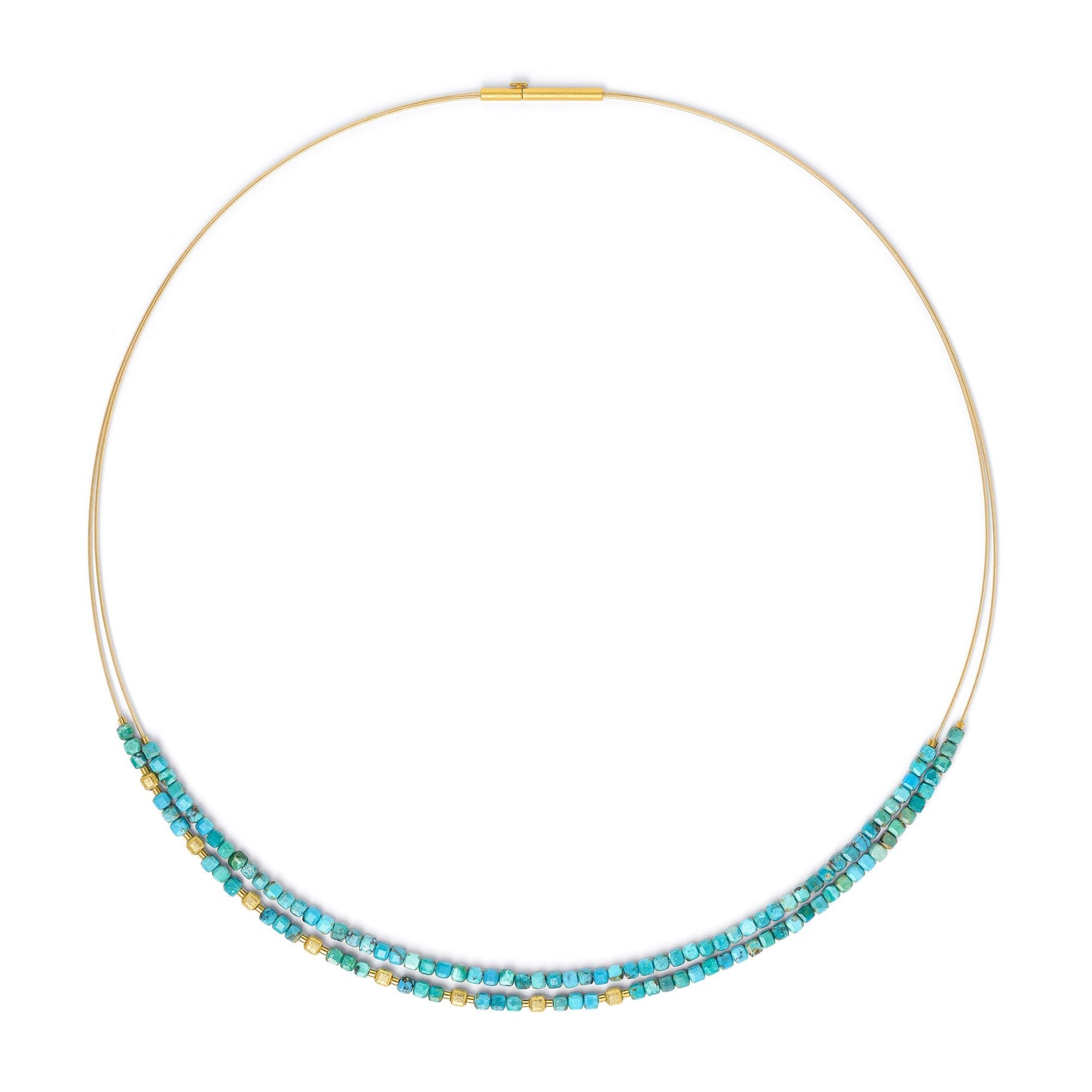 Cusca Turquoise Necklace-Jewelry-Bernd Wolf-Sorrel Sky Gallery