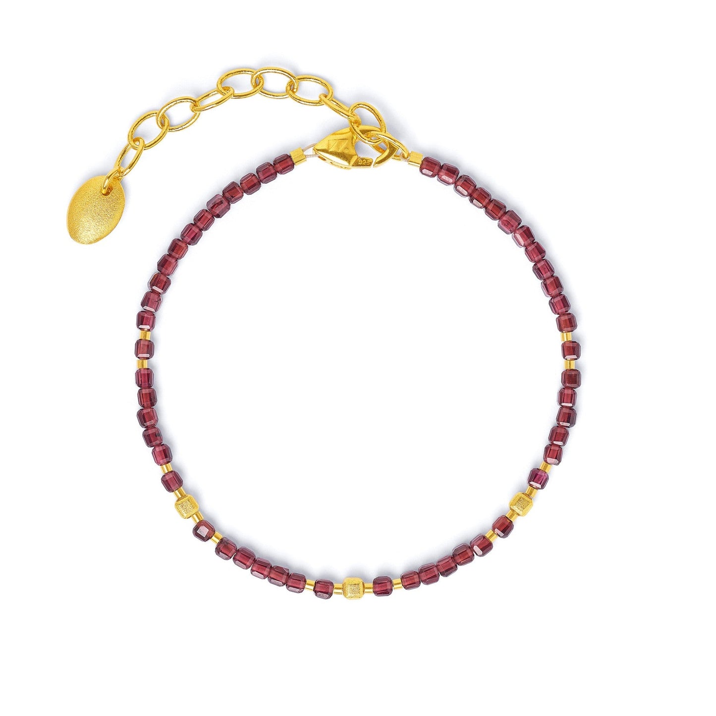 Cuseni Garnet Bracelet-Jewelry-Bernd Wolf-Sorrel Sky Gallery