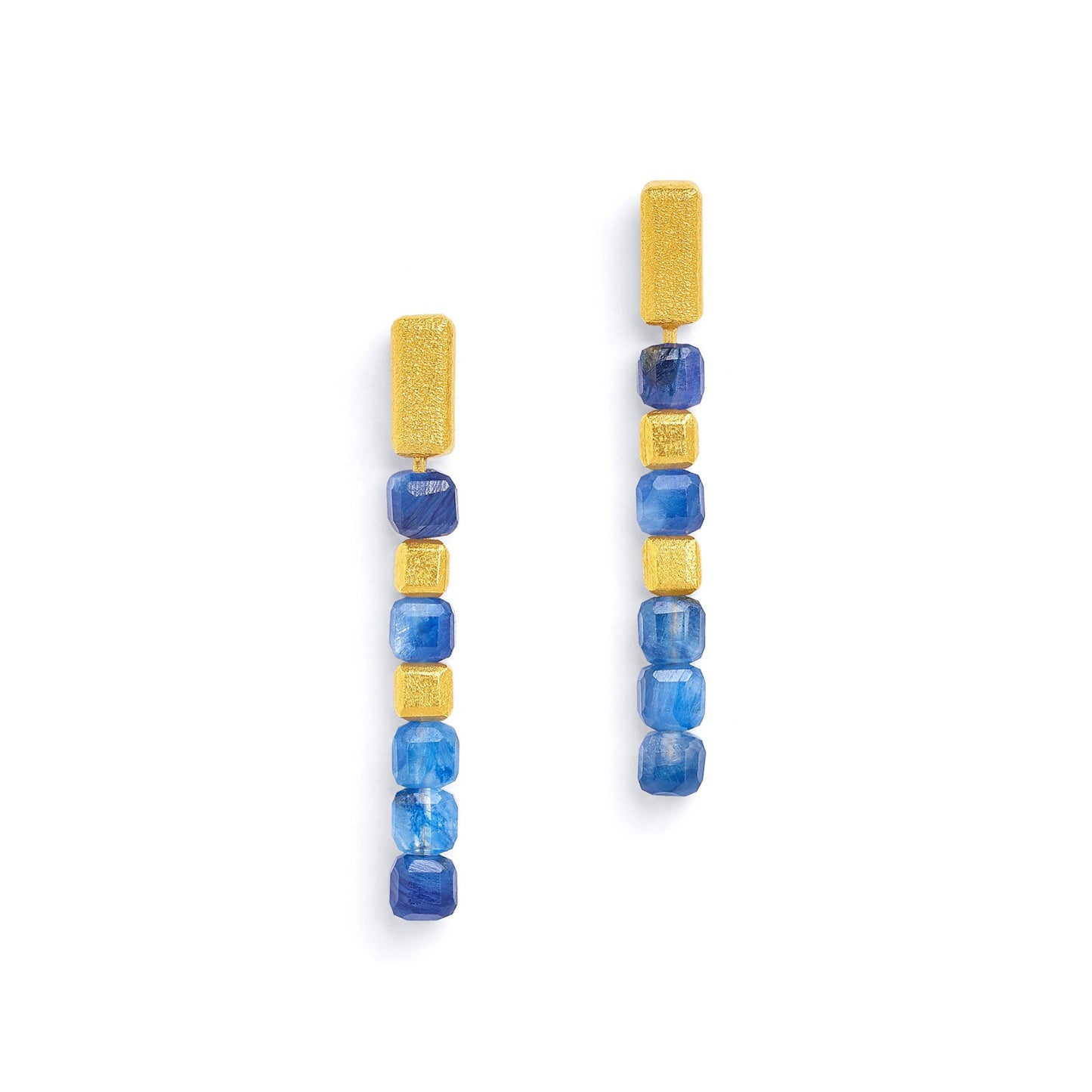 Cuseno Earrings Kyanite-Jewelry-Bernd Wolf-Sorrel Sky Gallery